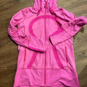 Lululemon Pink Zip Up Hoodie